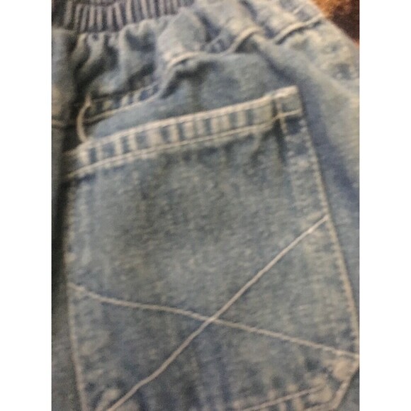 Baby Boys Infant Blue Jean Shorts 12 Months - Picture 6 of 6